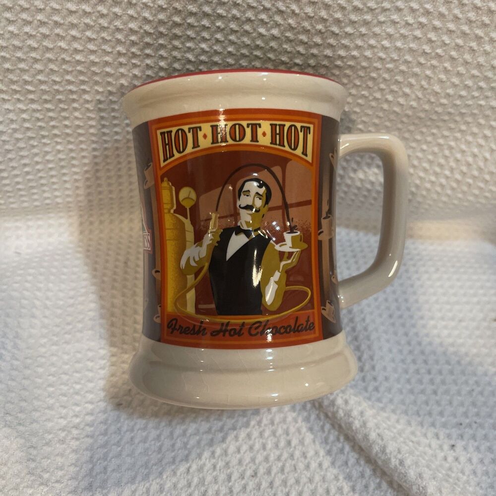 Polar Express Hot, Hot, Hot, Fresh Hot Chocolate Coffee Mug. 12oz. Used, Nice